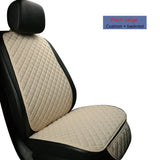 Large Flax Car Seat Cover Protector Linen Front Rear Back Cushion Protection Pad Mat Backrest for Auto Interior Truck Suv Van