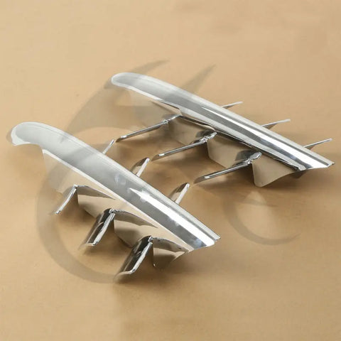 Motorcycle Chrome Shark Gills Fairing Accents For Honda Goldwing GL1800 GL 1800 2001-2010 2009 2008 2007 2006 2005 2004