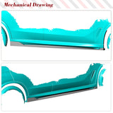 Carbon Fiber Car Side Skirts Extension Lips for BMW G05 X5 M Sport 2019-2022 Car Side Skirts Extension Lips Body Kits Blades