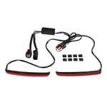 Motorcycle LED Saddlebag Run Brake Turn Lamp Lights For Harley Touring 2014-2023