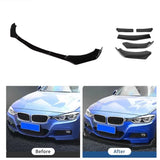 New Car Gloss Black Front Bumper Lip Chin Spoiler Splitter Body Kit For  Lexus Lx 570 Seats 2017 Car Accessories 1set