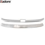 Inner Outer Rear Bumper Pad Protector Trim For Lexus ES 250 350 300h 2019-2023 2024 Tail Trunk Scuff Plate Cover