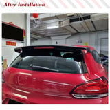 Carbon Fiber/FRP Car Rear Trunk Roof Lip Wing Window Racing Spoiler for Volkswagen VW Scirocco 2008 - 2013 Base Non for R Rline