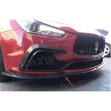 Carbon Fiber Front Lip Bumper Chin Spoiler for Maserati Ghibli 2014-2017 Front Bumper Guard Car Styling