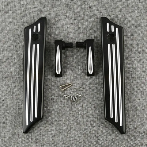 Motorcycle Saddlebag Latch Covers Lid Lifters For Harley Touring Street Electra Glide FLHR FLHT FLHX 2014-2024