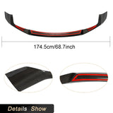 Carbon Fiber Front Bumper Lip Spoiler Splitters for BMW F87 M2 Competition M2C Coupe 2018 2019 Car Front Lip Chin Apron Body Kit