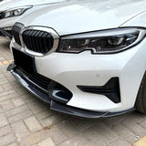 Car Front Bumper Splitter Chin Lip for BMW 3 Series G20 G21 320i 325i 2019-2022 Spoiler Diffuser Guard Body Kit Auto Parts
