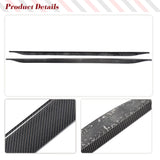 Car Side Skirt Extension Lip Spoiler Body Kits Guards For Ford Mustang GT 2015-2022 Carbon Fiber Side Skirts Extension Spoiler