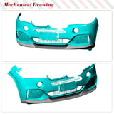 Car Front Bumper Lip Spoiler Splitters for BMW X5 F15 M Sport 2014-2018 F15 Carbon Fiber Front Chin Splitters Apron Protector