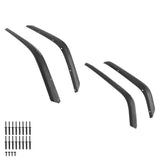 4PCS Black ABS Fender Flare Extension For Jeep For Wrangler JK 2007-2017 J401