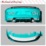 Carbon Fiber Auto Racing Rear Trunk Spoiler Active Wing Lip for Audi R8 Coupe 2016 - 2019 Car Rear Trunk Boot Lip Spoiler