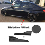 Carbon Fiber Front Bumper Lip Canards Splitters Flaps for BMW F80 M3 F82 F83 M4 2014 - 2018 Car Side Skirts Bumper Extention Lip