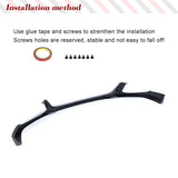 Carbon Fiber Front Bumper Lip Spoiler Splitters For BMW 7 Series G11 G12 M Sport 2016-2018 Car Body Kits Guards Carbon Fiber/FRP