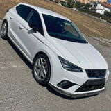 Front Bumper Spoiler Lip Splitter Kit For Seat Ibiza Standard/FR MK5  2018+ Canard Spoiler Body Kit Gloss Black and Carbon Look