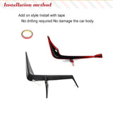 Carbon Fiber Front Bumper Splitters For Toyota GR86 2022 2023 Car Front Lip Splitters Flap Canards Apron