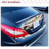 Carbon Fiber Car Rear Trunk Spoiler for Mercedes-Benz CLS Class W218 CLS63 AMG 2012 - 2017 Sedan Rear Wing Spoiler Car Boot Lid