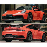 Body Kits for Porsche 911 992 TechArt Dry Carbon Fiber Rear Lip FRONT LIP Spoiler Side Skirts Car Modification Bumper Decoration