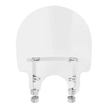 Motorcycle Clear Windscreen Windshield With 39mm Clamps For Harley Sportster XL883 1200 Dyna Wide Super Glide Fat Street Bob