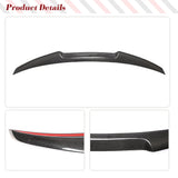 Carbon Fiber Car Rear Trunk Boot Lip Wing Spoiler For Audi A5 Sline S5 Sedan B9 2017-2022 Car Rear Trunk Racing Spoiler Wing Lip