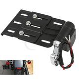 Motorcycle Telescopic ABS LED Light Side Mount License Plate For Harley Forty Eight Sportster XL1200 Custom XL 883L 883N