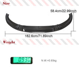 Dry Carbon Car Front Bumper Lip Spoiler for BMW 8 Series G14 G15 G16 M Sport 2018-2022 Car Front Lip Spoiler Splitters