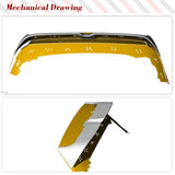 Carbon Fiber/FRP Car Rear Roof Spoiler Window Wing Lip for Volkswagen VW Golf 7 7.5 VII MK7 7.5 GTI R Hatchblack 2014-2019