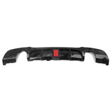 Rear Bumper Diffuser Lip For BMW 3 Series E90 E91 M Sport 320i 330i 325i 328i 335i 2005-2012 Gloss Black Dual Exhaust Spoiler