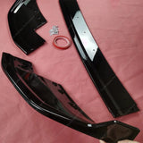 Gloss Black M35i Style Front Bumper Splitter Lip Spoiler Diffuser For BMW X2 iX2 U10 20i 20d 18d M Sport 2024 2025 Tuning