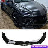 For Lamborghini Urus Car Front Bumper Chin Lip Spoilers Body Kits Splitter Skirt Diffuser Protection Guard Cover