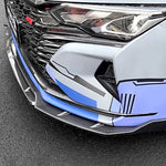 For Chery Arrizo 8 2022 2023 2024 Front Bumper Lip Chin Spoiler Upgrade Exterior Bodykit PP Plastic 4Pcs Automobiles Accessories