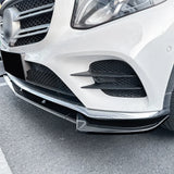 Front Bumper Chin Lip Kit Spoiler Splitter Bumper for Mercedes benz GLC Class X253 C253 Early 2016-2019 AMG Bumper Protection