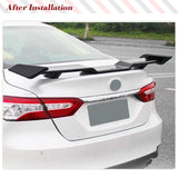 Car Rear Trunk Spoiler for Toyota 8th Camry LE SE XLE XSE 2018-2022 & for Honda Accord 10th Gen ABS Black Car Rear Spoiler Wing
