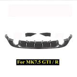 For Volkswagen Golf 7.5 GTI MK7.5 GTI TCR Car Rear Bumper Diffuser Rear Side Splitter Spoiler Lip for MK7.5 Golf 7.5 Standard
