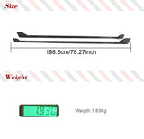 Carbon Fiber Side Skirts Splitters Body Kit For BMW 2 Series G42 2 Door 2022 2023 Side Splitters Canards Guard Side Protection