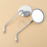 8mm Motorcycle Chrome Rear View Side Mirrors mirror For Honda CB1000 CB500 CB650 CB750 CB900