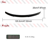 Dry Carbon Fiber Car Rear Trunk Spoiler Wing Lip for BMW 4 New Series G22 G82 Coupe 440i 430i 2021-2023 High Kick Lip Spoiler