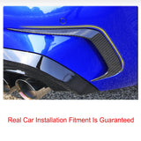 Car Rear Bumper Splitters Vent Fins For BMW 3 Series G20 G28 330i M-Sport 2020-2021 Rear Bumper Flap Carbon Fiber Canards