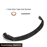 Carbon Fiber Car Front Bumper Lip Splitters for BMW 1 Series F40 118i M-Tech Hatchback 2020-2022 Front Lip Chin Protector Guard