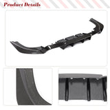Rear Diffuser Lip For BMW F87 M2 M2C Competition 2016 - 2018 Car Rear Bumper Diffuser Lip Spoiler Splitters Carbon Fiber 3Pcs