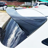 For Honda VEZEL Hatchback 2016-2020 Rear Trunk Lid Car Wings Ducktail Lip Spoiler Black Carbon Tuning Exterior Accessories Part