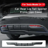 For Tesla New Model 3+ Highland Car Car Rear Lip Tail Spoiler Protection Cover for Model Y Rear Bumper Spoiler Protection Plate