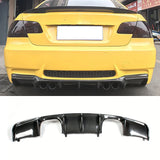Carbon Fiber / Black FRP Car Rear Bumper Guard Lip Diffuser Spoiler for BMW 3 Series E92 M3 2007 - 2013 Rear Bumper Lip Diffuser