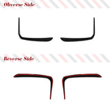 For BMW X3 G01 X3 20d 25i 20i 30i 30d M40i M40d 2021-2023 Rear Bumper Canards ABS Black Air Intake Trim Diffuser Car Body Kits