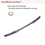 Carbon Fiber Trunk Spoiler Fits for BMW 3 Series F30 2012-2019 F80 M3 320i 325i 335i  2014-2018 Rear Boot Lid Highkick Wing Lip