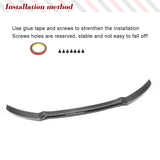 Carbon Fiber / FRP Car Front Bumper Lip Spoiler Splitters for Audi TT Coupe 2013 - 2014 TTS 2008 - 2013 MK2 Car Styling