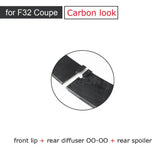 for BMW 4 series M Sport F32 F36 2014 UP not Convertible Goss Black Front Lip Rear Bumper Lip OO-OO Diffuser Rear Spoiler Wing