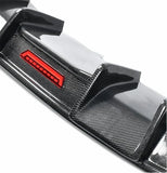 For Audi A6 S Line S6 C7 2012 2013 2014 2015 Real Carbon Fiber Rear Diffuser Kit Lip Spoiler High Quality Refits Splitters