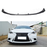 for Lexus IS250 IS350 IS F Sport Sedan 4 Door 2014-2016 Carbon Fiber Front Bumper Lip Chin Spoiler Car Body Kits