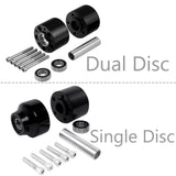 Front/Rear Wheel Rim Hub Single/Dual Disc Belt Pulley Fit For Harley Road King Electra Street Glide 2008-2023