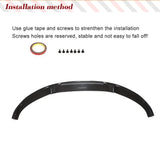 Dry Carbon Car Front Bumper Lip Spoiler for BMW 8 Series G14 G15 G16 M Sport 2018-2022 Car Front Lip Spoiler Splitters